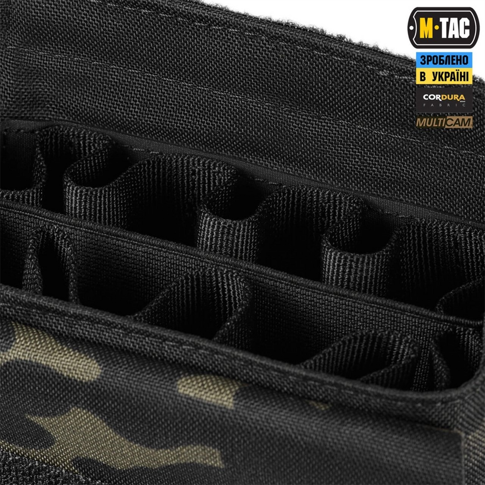 Підсумок M-Tac під 12 калібр на 10 набоїв Elite Чорний (Multicam Black) 225111 фото