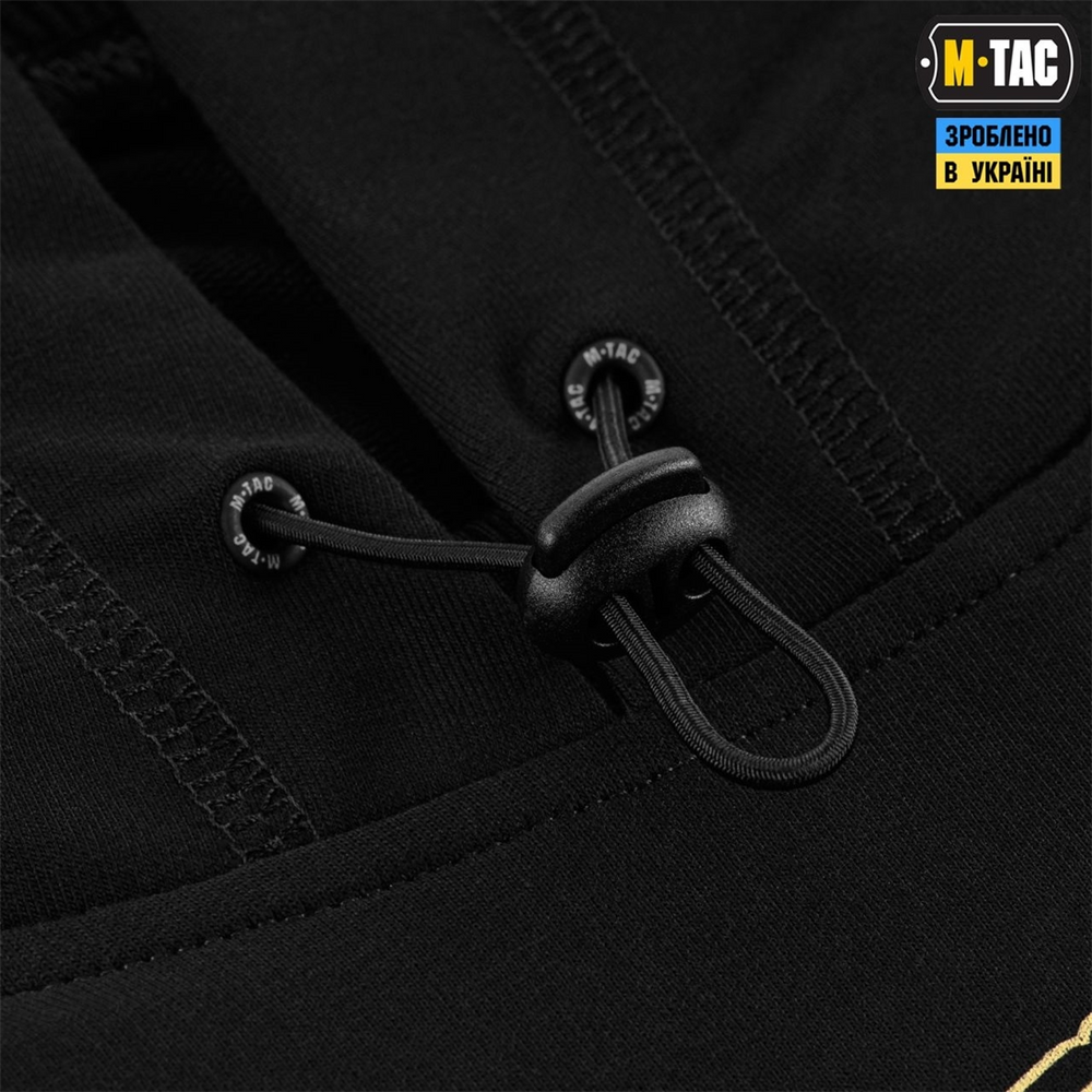 Кофта M-Tac Hoodie Лента за лентою Чорна (Black) (XL) 228735 фото