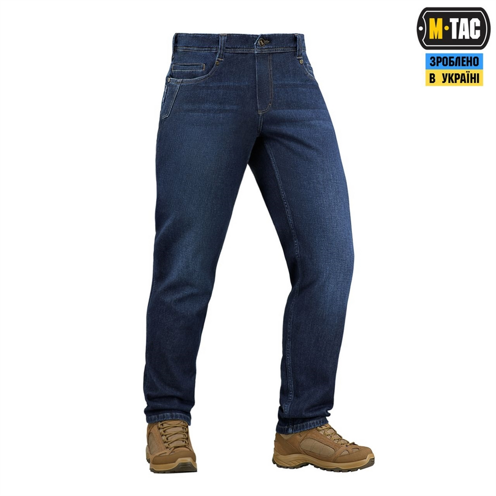 Джинси M-Tac Fighter Сині (Dark Denim) (28/32) 227712 фото