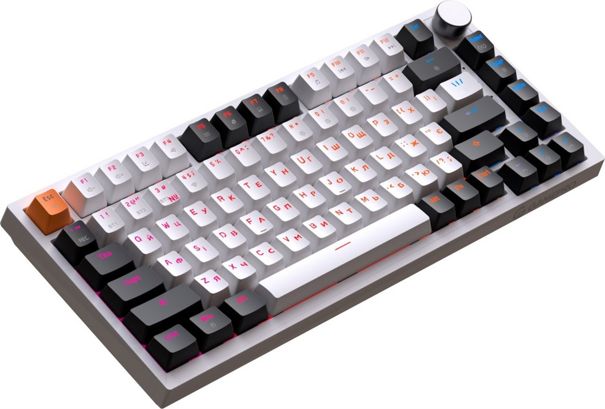 Клавіатура бездротова GamePro Asgard Valhalla MK160W Pro Біла (White) 185191 фото
