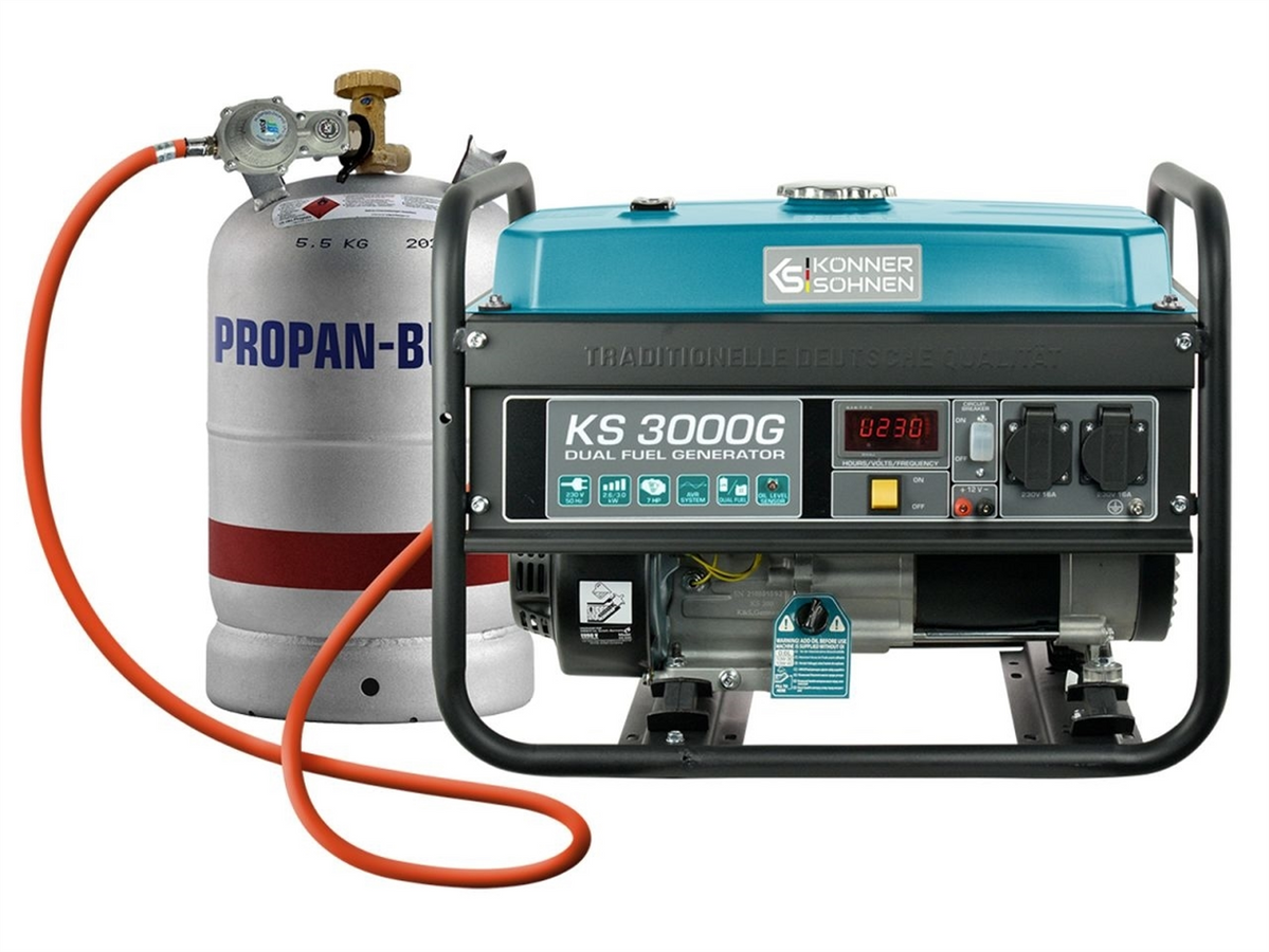 Генератор газобензиновий Konner&Sohnen KS 3000G 2.6 кВт 173601 фото