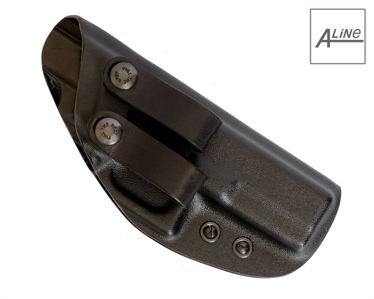 Кобура A-Line ПК22 для Glock пластикова внутрішньобрючна Чорна (Black) 226086 фото
