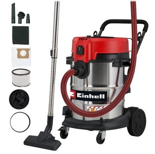 Пилосос Einhell TE-VC 5090 SACL 1300Вт Срібний Червоний (Silver Red) 198747 фото