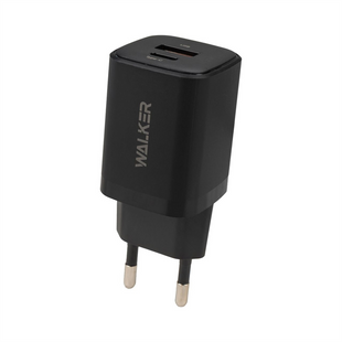 Зарядний пристрій Walker WH-60 PD 30W/QC3.0 18W/35W Max Чорний (Black) 111605 фото