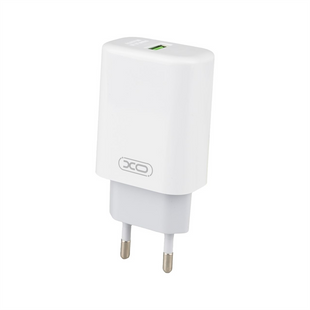Зарядний пристрій XO L85D QC3.0 18W 3A Білий (White) 119365 фото