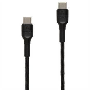USB кабель Senteo ST-01 Montes series Type-C to Type-C 60W 1м Чорний (Black) 123643 фото