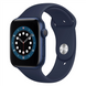 Смарт-годинник Apple Watch 6 44mm Blue Aluminum Case with Deep Navy Sport Band (M00J3) 195681 фото 1