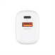 Зарядний пристрій Gelius Pro X-Duo GP-HC014 QC3.0/PD20W Type-C+USB Білий (White) 99215 фото 2