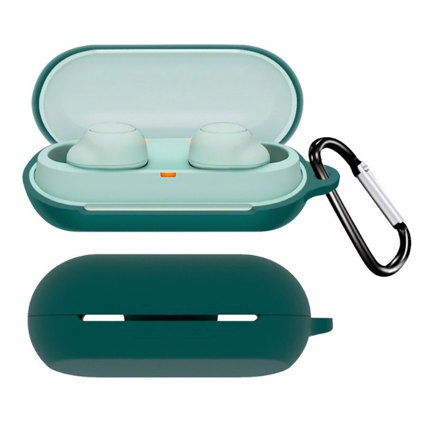 Чохол для навушників Sony WF-C700N BeCover Silicon Зелений (Dark Green) 168539 фото