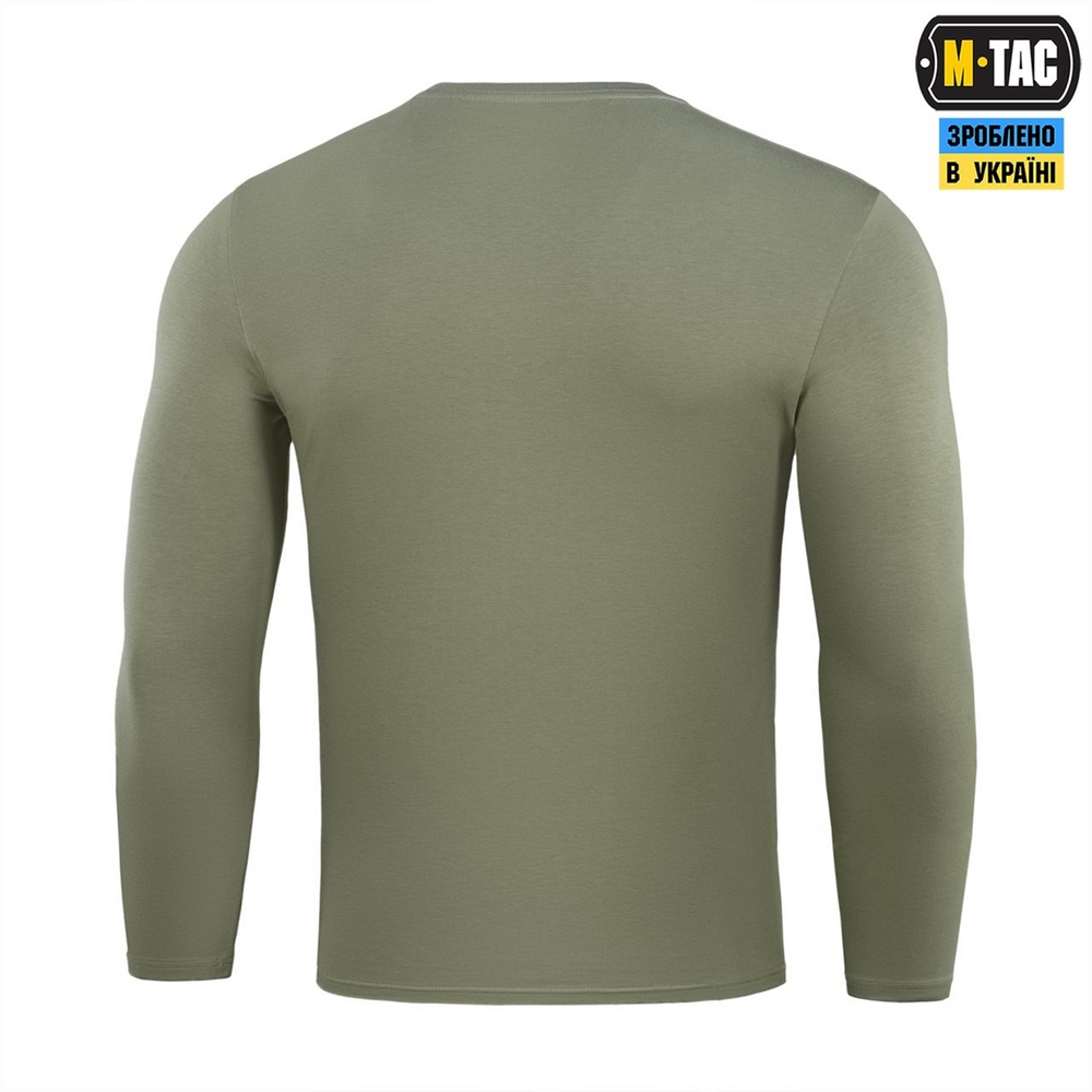 Футболка із довгим рукавом M-Tac 93/7 Зелена (Light Olive) (L) 235353 фото
