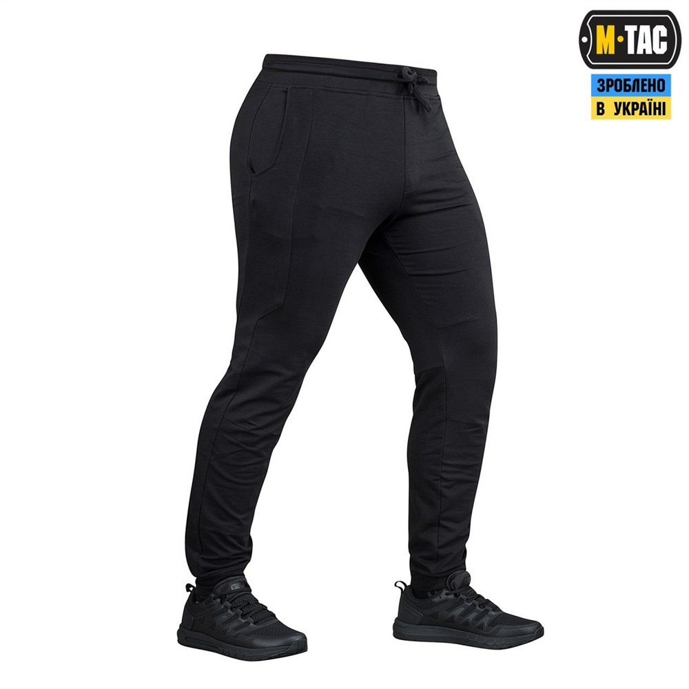Штани M-Tac Stealth Active Чорні (Black) (M/R) 239283 фото