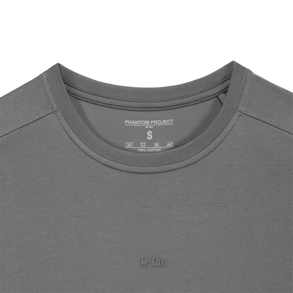 Футболка Phantom Project/M-Tac Trapeze Cotton Hard Сіра (Light Grey) (XL) 240454 фото