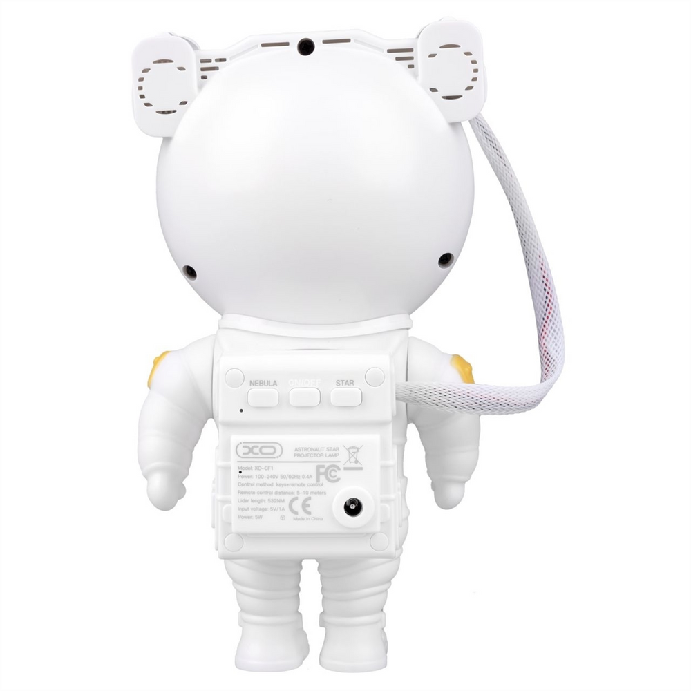 Проєктор зоряного неба XO CF1 Astronaut Star Projector Lamp Білий (White) 142348 фото