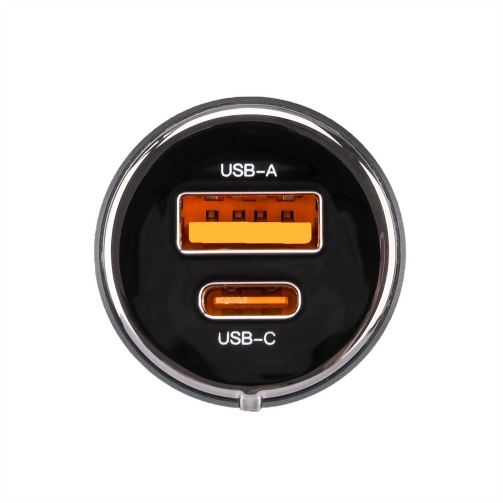 Автомобільний зарядний пристрій XO CC47 Shared USB-A/USB-C QC&PD3.0 100W 3A Чорний (Black) 142035 фото