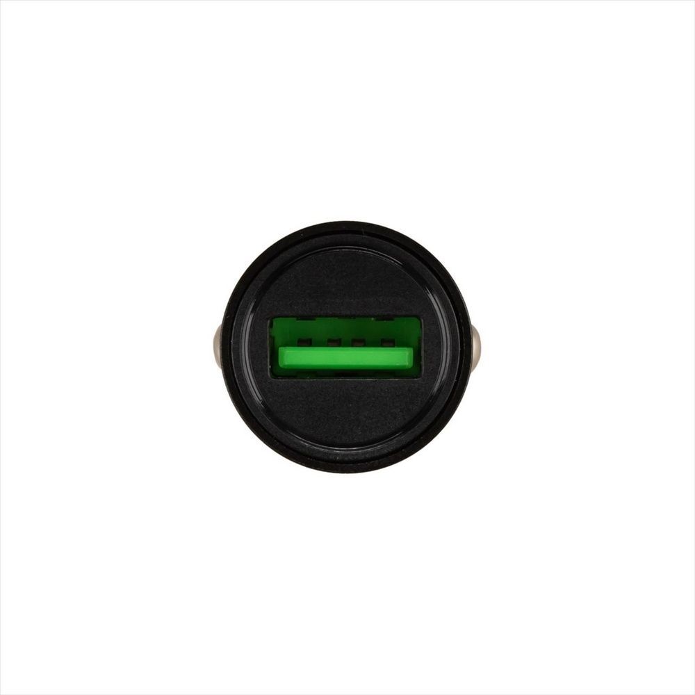 Автомобільний зарядний пристрій XO CC39 single USB QC3.0 18W 3A Чорний (Black) 103158 фото
