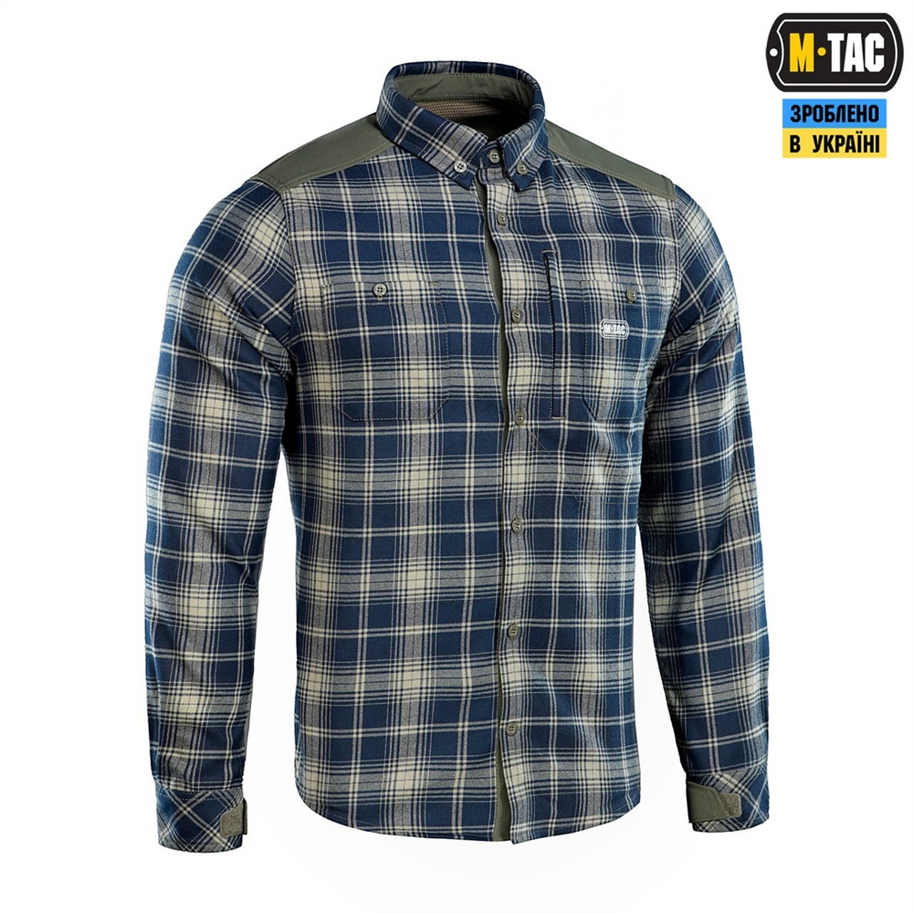 Сорочка M-Tac Redneck Shirt Зелена Синя (Olive Navy Blue) (3XL/L) 233348 фото