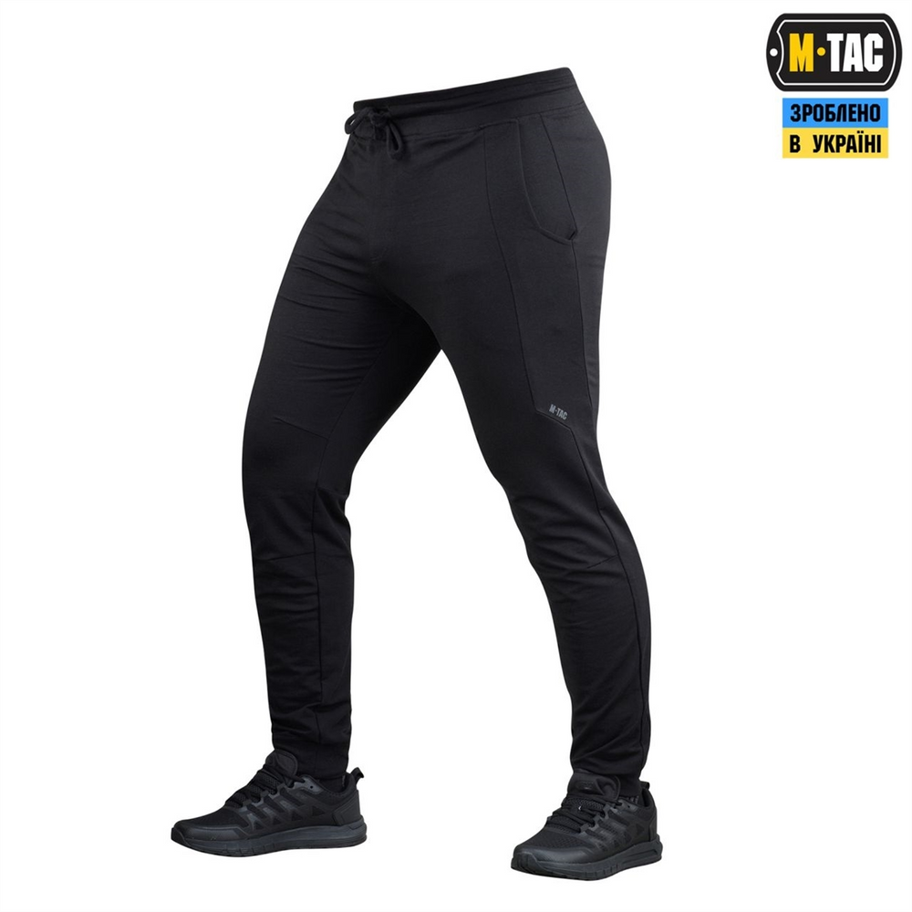 Штани M-Tac Stealth Active Чорні (Black) (M/R) 239283 фото