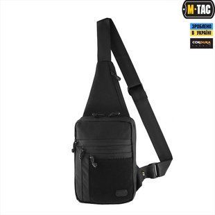 Сумка-кобура M-Tac плечова Elite Gen.IV з липучкою Чорна (Black) 223602 фото