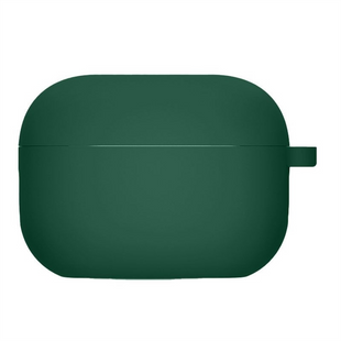 Чохол для навушників AirPods 4/5 Protection Case з мікрофіброю Зелений (Dark Green) 193739 фото