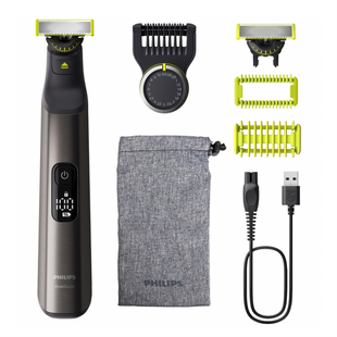 Електростанок Philips OneBlade Pro QP6552/15 Чорний (Black) 152023 фото
