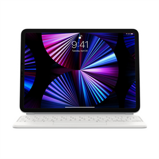 Клавіатура бездротова Apple Magic Keyboard Folio with Trackpad for iPad Pro 11" (MJQJ3) Біла (White) 201368 фото