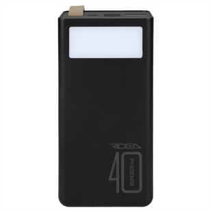 PowerBank 40000 mAh Ridea RP-D40L Phoenix40 10W Чорна (Black) 126907 фото