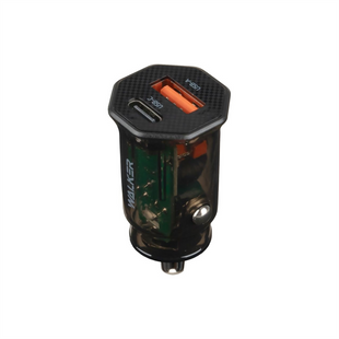 Автомобільний зарядний пристрій Walker WCR-61 PD 310W/QC3.0 24W Прозорий (Transparent) 129975 фото
