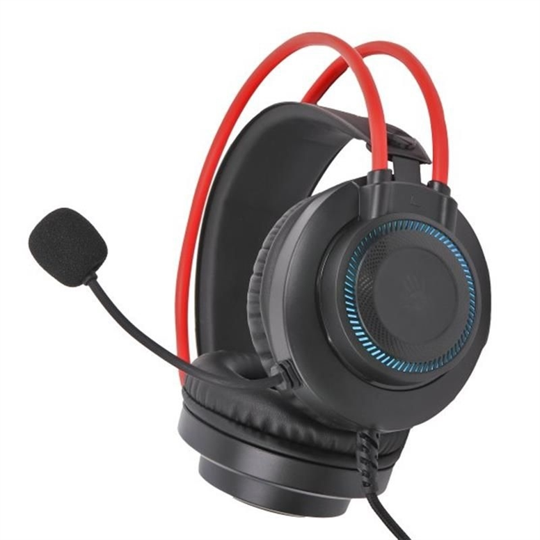 Навушники накладні Bloody G200 Чорні Червоні (Black Red) 246035 фото