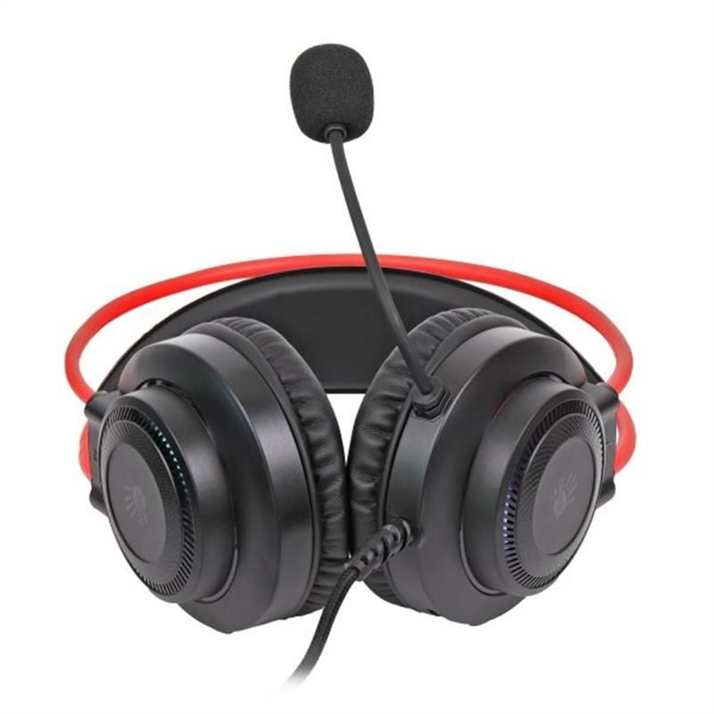 Навушники накладні Bloody G200 Чорні Червоні (Black Red) 246035 фото