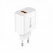 Зарядний пристрій Foneng EU46 QC3.0 Charger (1USBх3A) (EU46-CH-TC) + кабель USB Type C Білий (White) 165852 фото 2