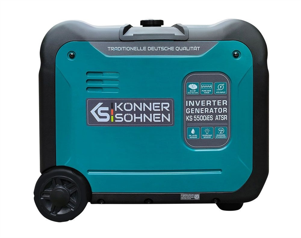 Генератор бензиновий інверторний Konner&Sohnen KS 5500iES ATSR 5 кВт 173631 фото