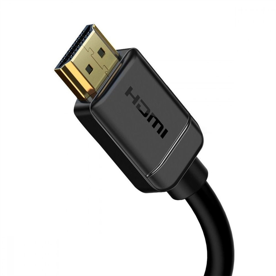 Кабель HDMI Baseus High Definition HDMI Male To HDMI Male 3.0м Чорний (Black) 181408 фото