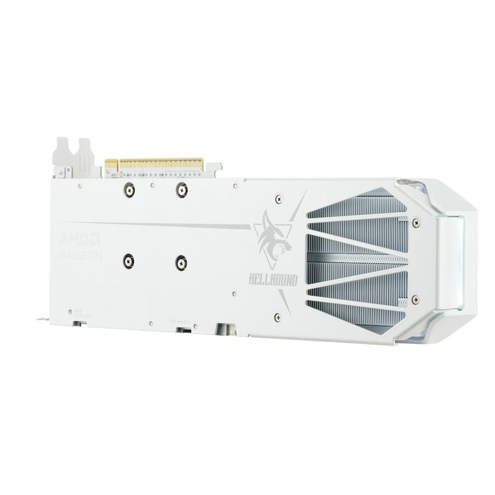 Відеокарта PowerColor AMD Radeon RX 9060 XT 16GB Hellhound Spectral Біла (White) 208255 фото