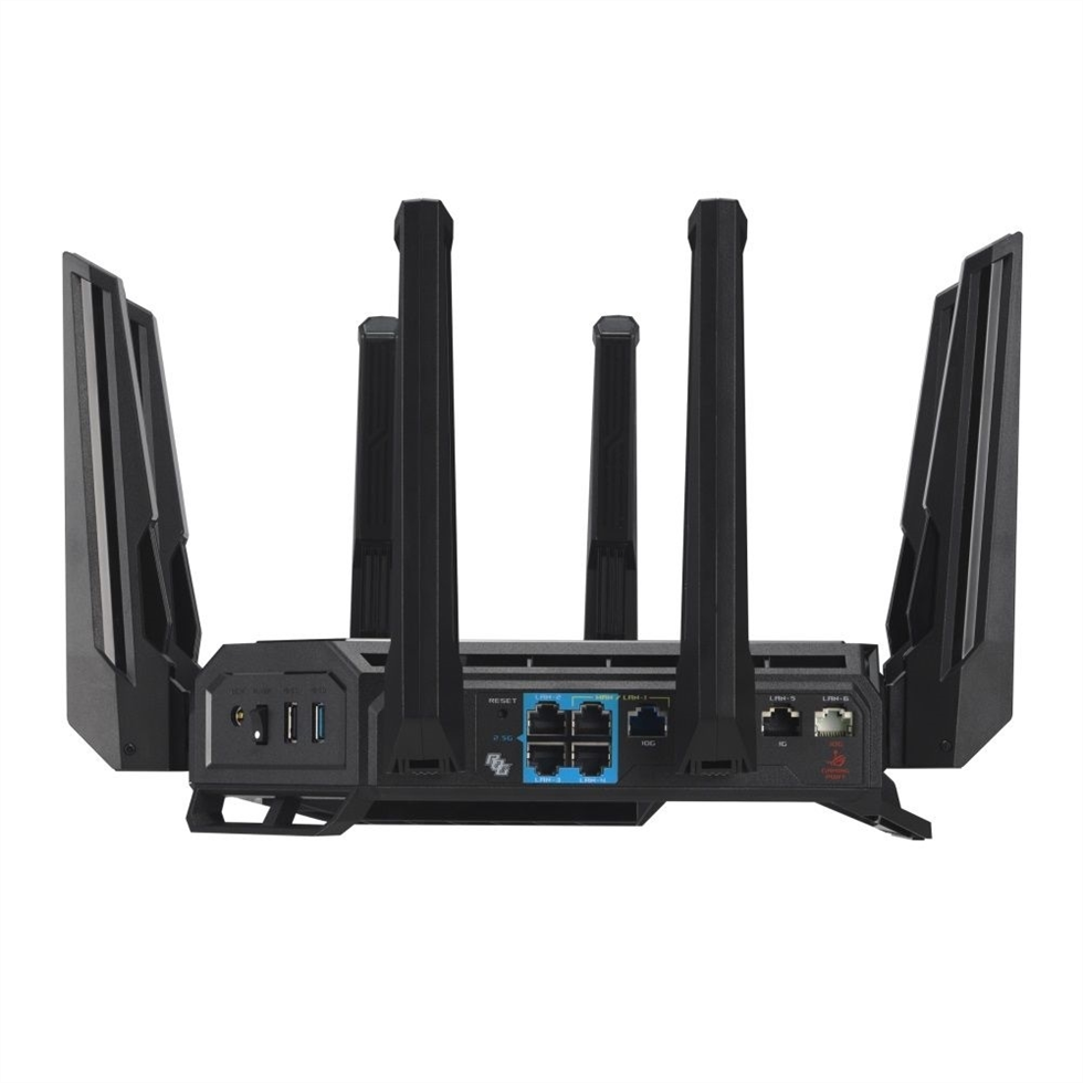 Wi-Fi роутер Asus ROG Rapture GT-BE98 Чорний (Black) 185391 фото