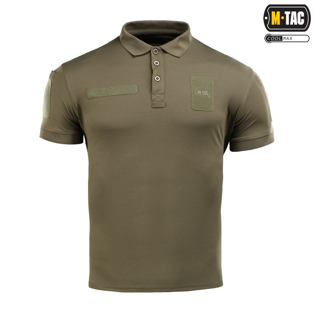 Поло M-Tac Elite Tactical Coolmax Зелене (Olive) (M) 232184 фото