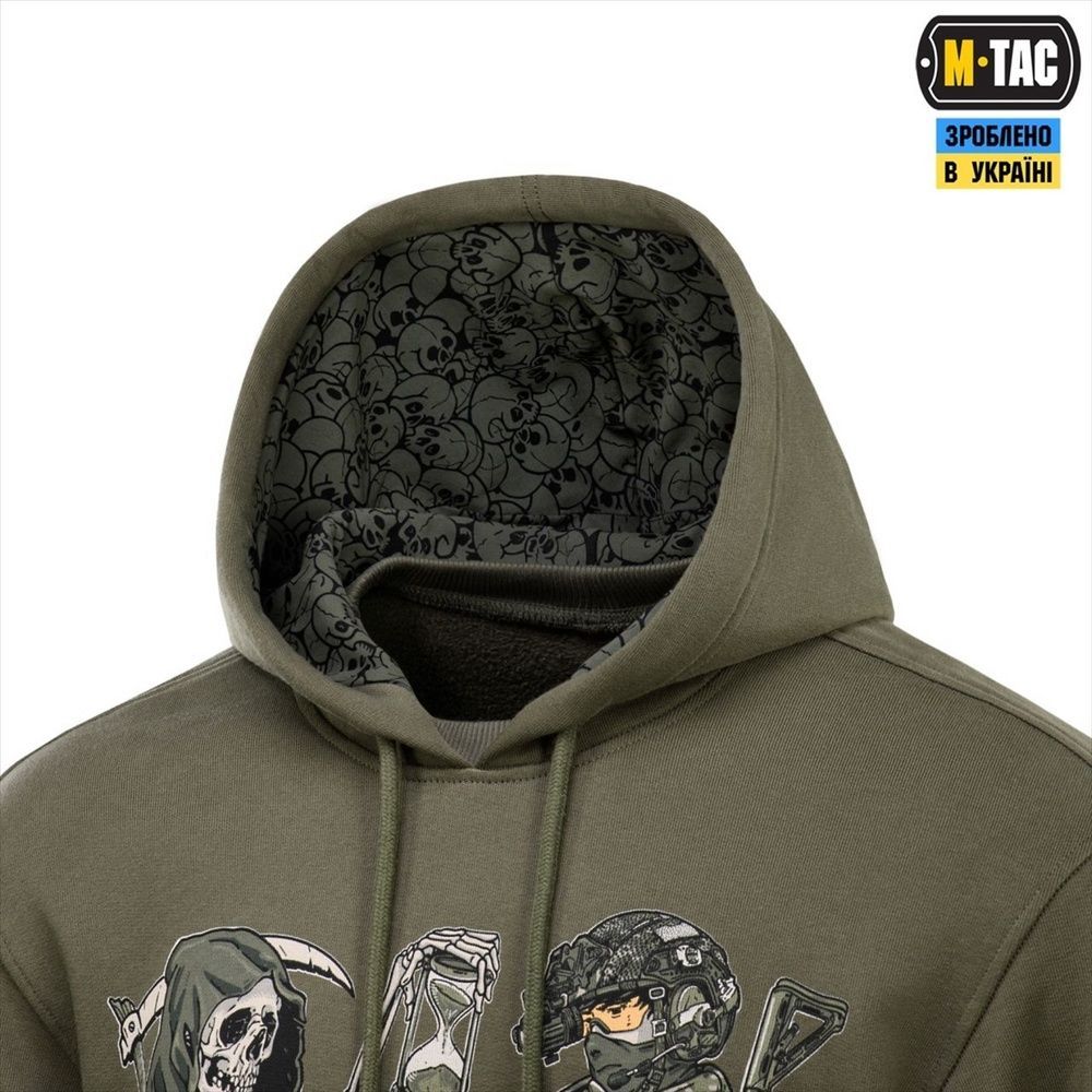 Кофта M-Tac Hoodie Time Зелена (Ranger Green) (L) 228711 фото