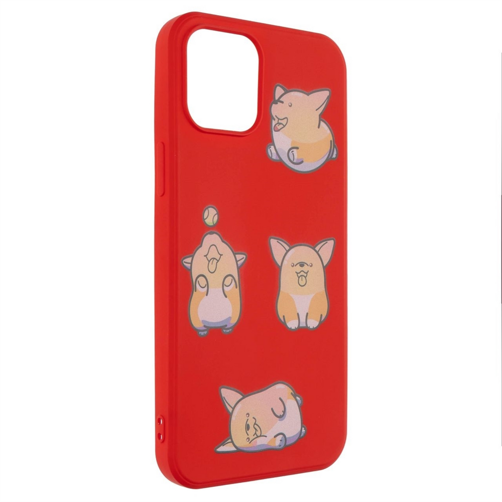 Чохол накладка для iPhone 12 Pro Max WAVE Fancy Коргі Червона (Red) 87575 фото