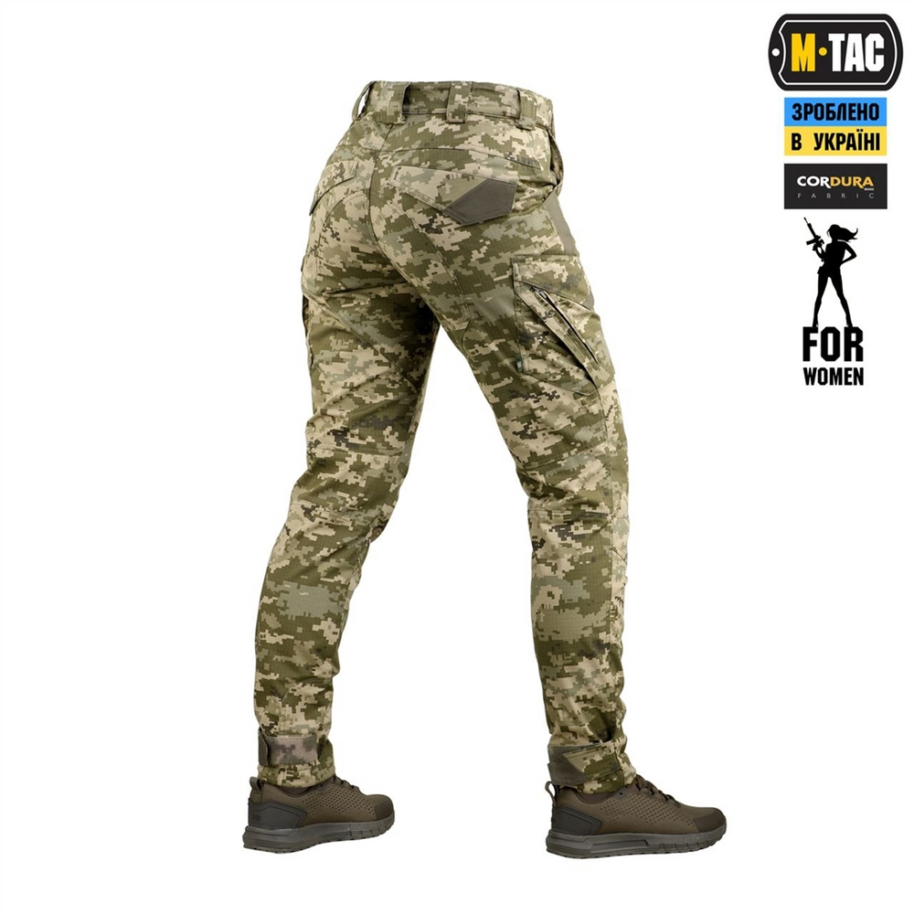 Штани M-Tac Aggressor Lady ріп-стоп MM14 Зелені (Multicam) (34/30) 237549 фото