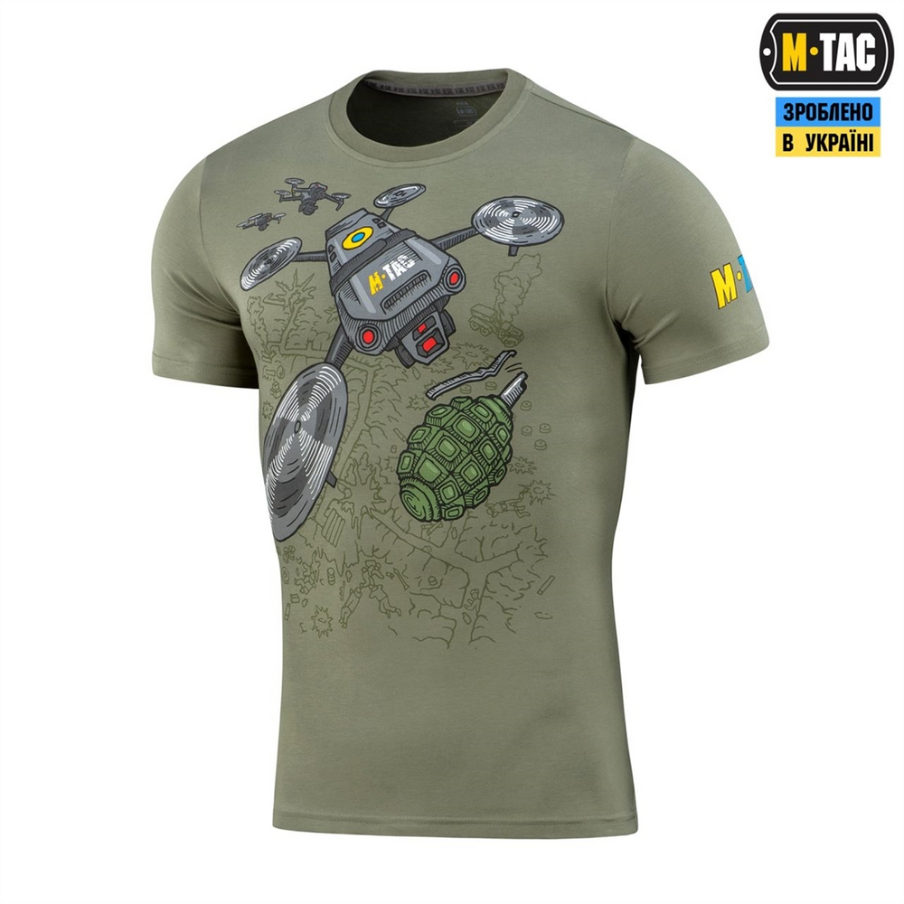 Футболка M-Tac Мавік Зелена (Light Olive) (L) 235466 фото