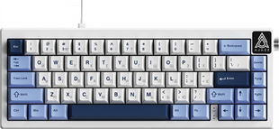 Клавіатура Ajazz AK650 (AK650-SS-BWB) Sea Salt Switch Біла (White) 211353 фото