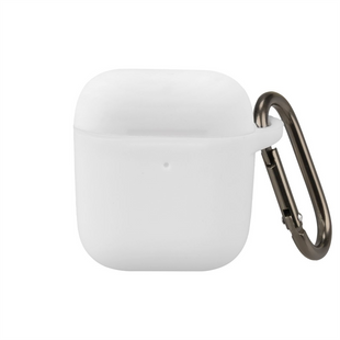 Чохол для навушників AirPods 1/2 Silicone Case Білий (White) 110578 фото