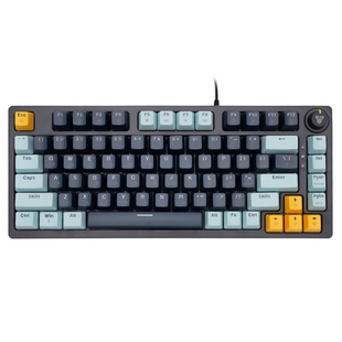 Клавіатура ігрова Fantech ATOM81 MK875V2 MIZU Blue Switch Синя (Navy) 147218 фото