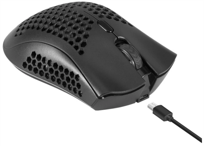 Миша бездротова Defender Warlock GM-709L RGB Чорна (Black) 166270 фото