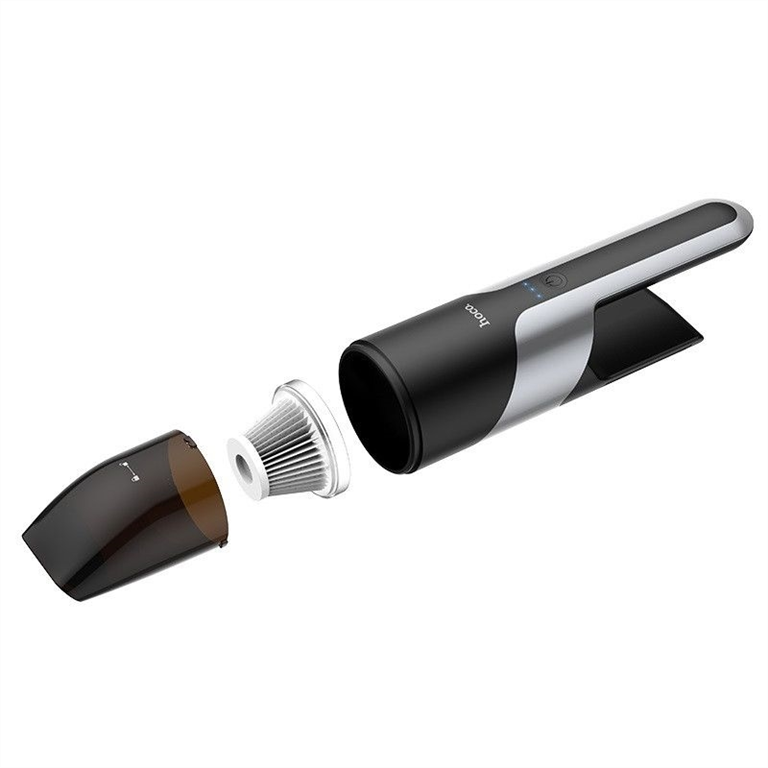Пилосос акумуляторний (портативний) Hoco PH16 Azure portable car vacuum cleaner Чорний (Black) 198663 фото