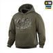 Кофта M-Tac Hoodie Time Зелена (Ranger Green) (L) 228711 фото 4