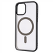 Чохол накладка для iPhone 12/12 Pro Clear Color MagSafe Case Чорна (Black) 115581 фото 4
