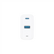 Зарядний пристрій Proove Silicone Power 45W (USB-C + USB) Білий (White) 120877 фото 5