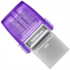 USB Флеш 128Gb Kingston DT Duo 3C 128GB 200MB/s dual USB-A + USB-C Фіолетова (Purple) 211677 фото 1