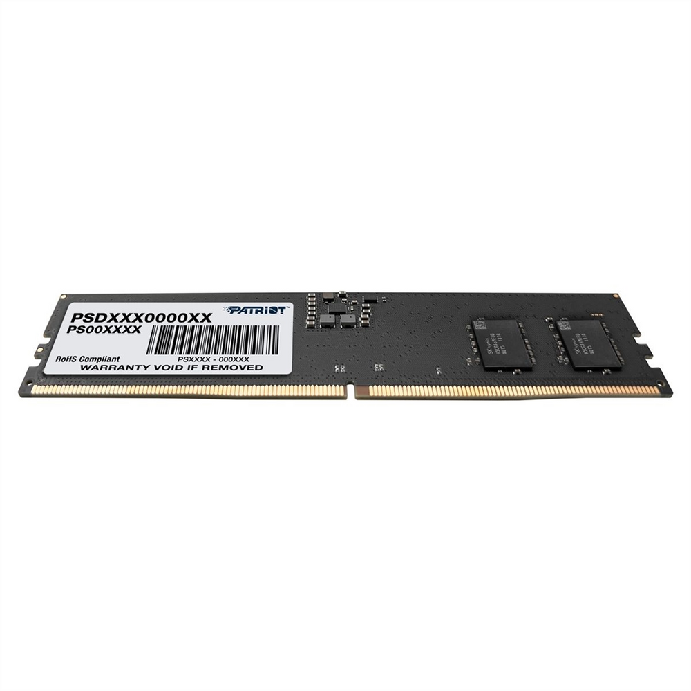 Модуль пам'яті DDR5 2x8GB/5200 Patriot Signature Line (PSD516G5200K) Чорний (Black) 208429 фото
