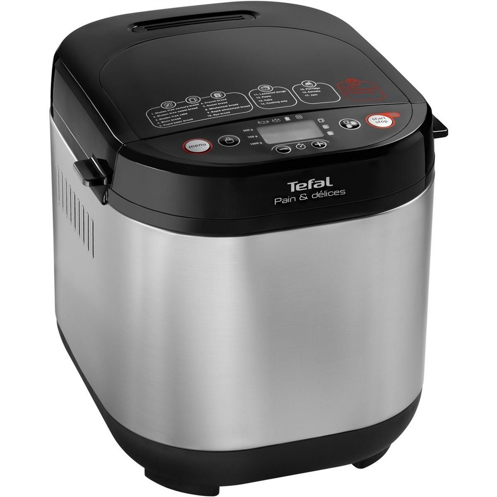 Хлібопіч Tefal PF240E38 Чорний Срібний (Black Silver) 138394 фото